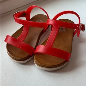 Kali Red Kids Sandals